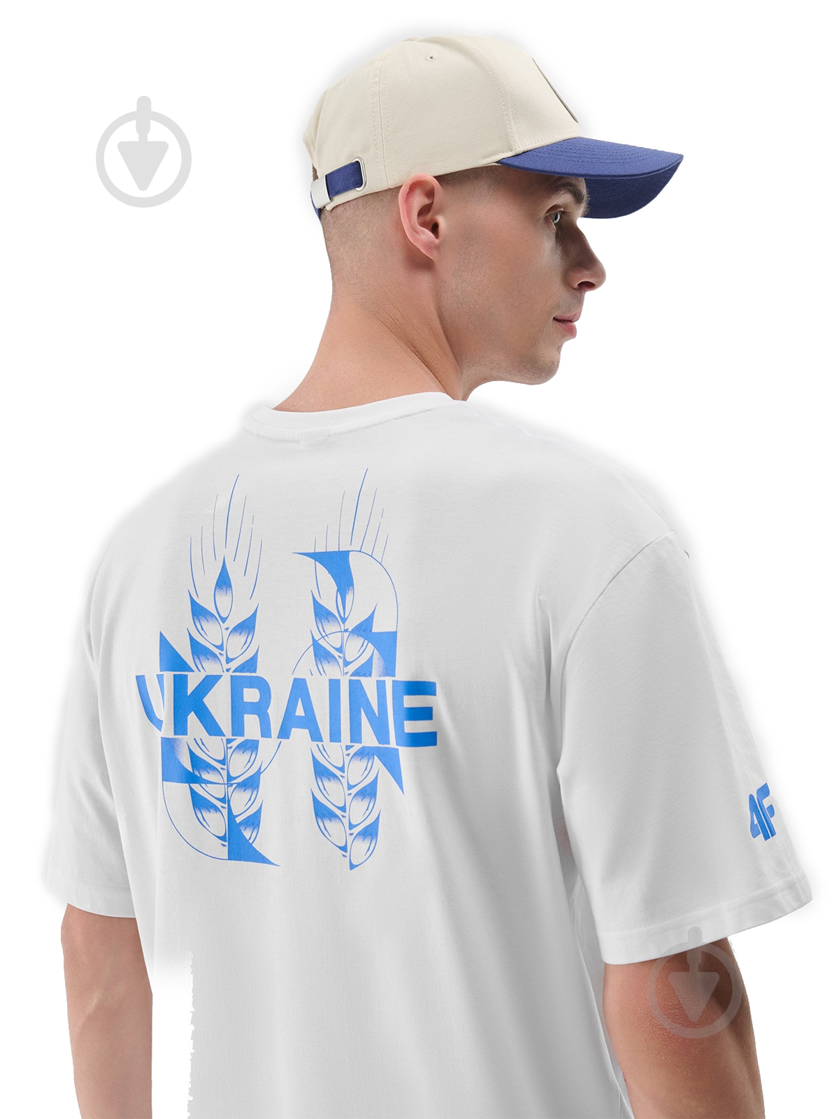 Футболка 4F 4FOSS24TTSHM2214-10S р.2XL білий - фото 4 Футболка 4F 4FOSS24TTSHM2214-10S р.2XL білий - фото 4