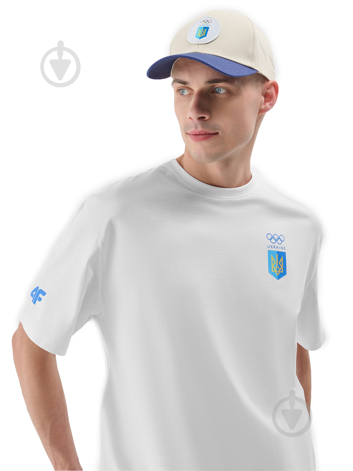 Футболка 4F 4FOSS24TTSHM2214-10S р.L білий - фото 3 Футболка 4F 4FOSS24TTSHM2214-10S р.L білий - фото 3