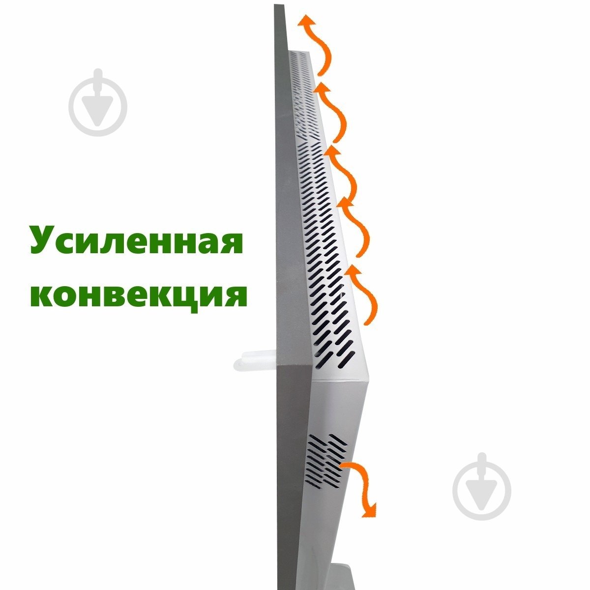 Обогреватель керамический ECOTEPLO LION 1500 ME (серый лофт) - фото 4