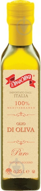 Масло оливковое Diva Oliva рафинированное 250 мл - фото 1