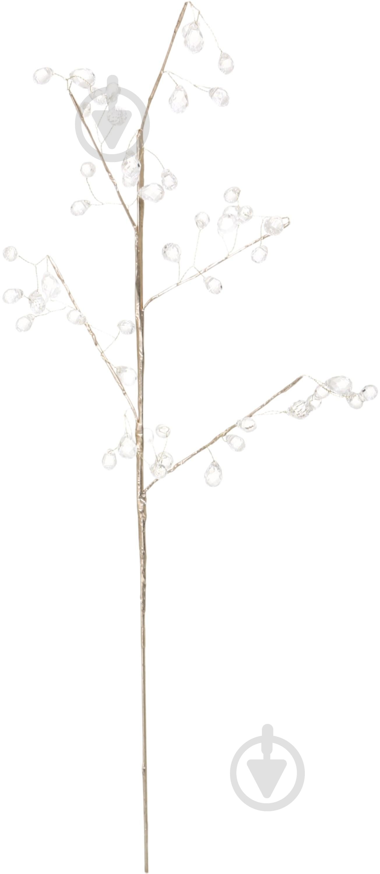 Декорація гілка з кристалами 70 см EYC21663-S70 - фото 1 Декорація гілка з кристалами 70 см EYC21663-S70 - фото 1