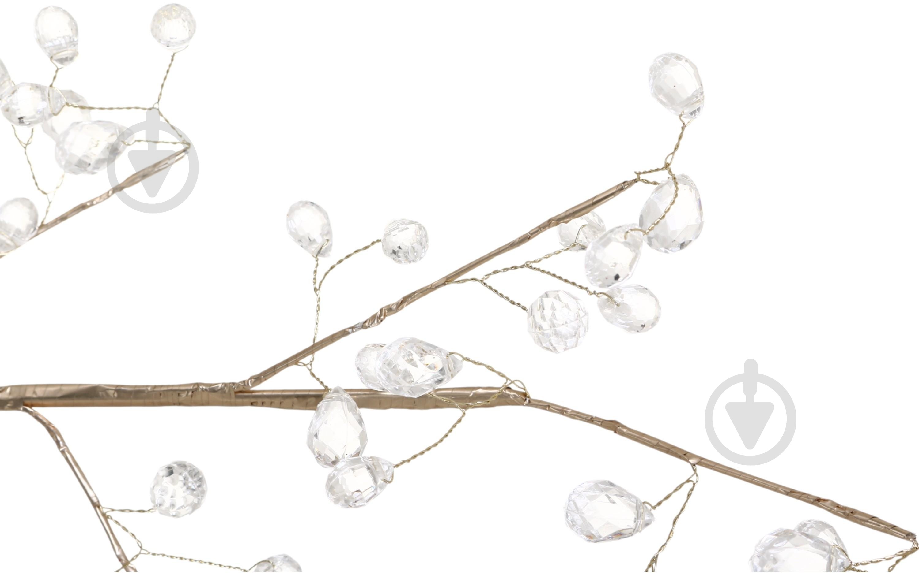 Декорація гілка з кристалами 70 см EYC21663-S70 - фото 2 Декорація гілка з кристалами 70 см EYC21663-S70 - фото 2