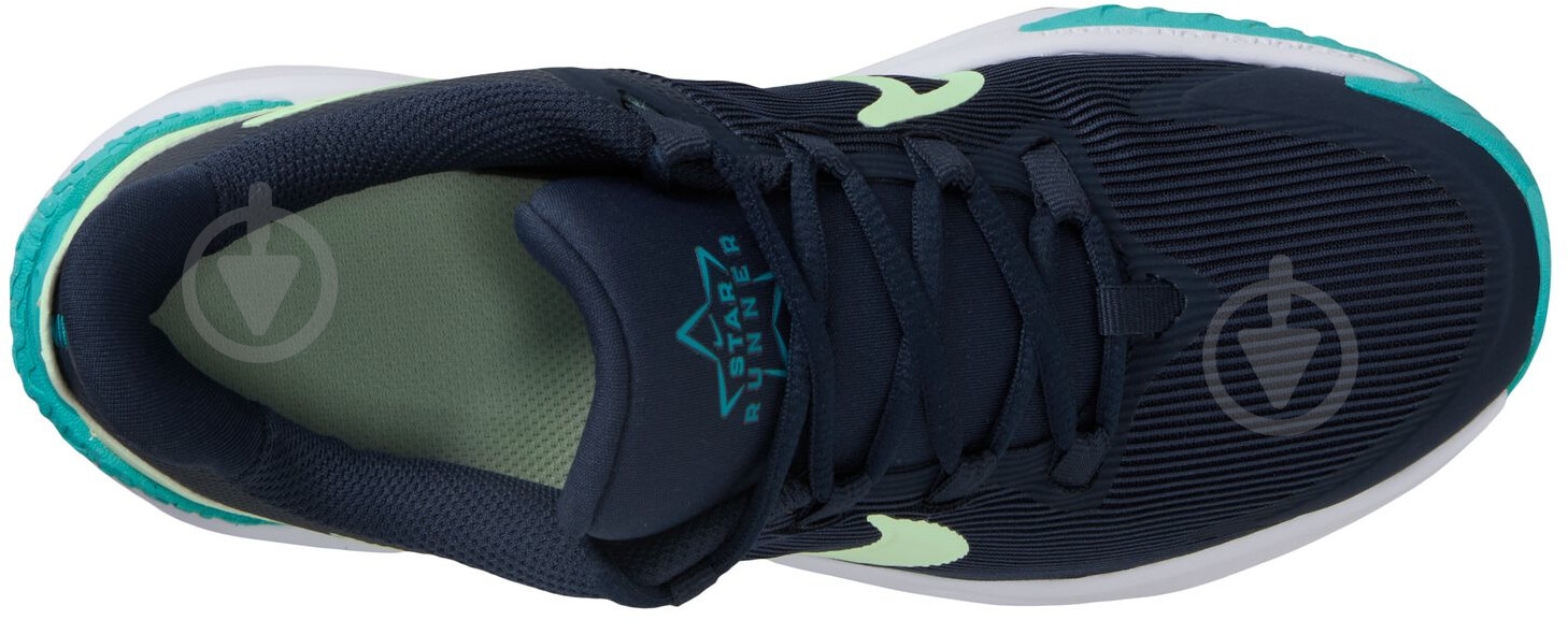 Кросівки для хлопчиків Nike STAR RUNNER 4 DX7615-409 р.35,5 темно-сині - фото 8