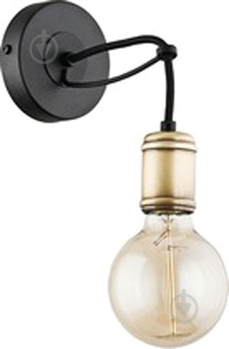 Бра TK Lighting Qualle 1x60 Вт E27 бронза/чорний 1513 - фото 1