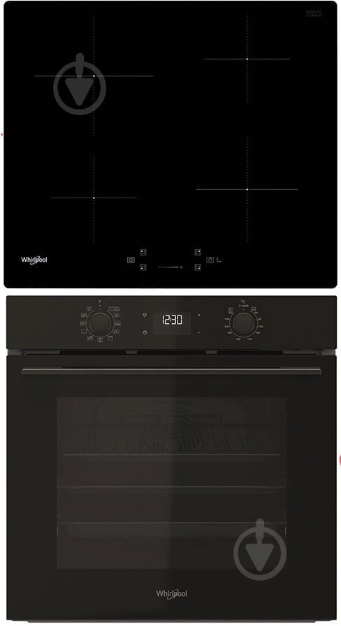 Комплект вбудовуваної техніки Whirlpool духова шафа OMK58HU1B + індукційна поверхня WS QS460 NE - фото 1 Комплект вбудовуваної техніки Whirlpool духова шафа OMK58HU1B + індукційна поверхня WS QS460 NE - фото 1
