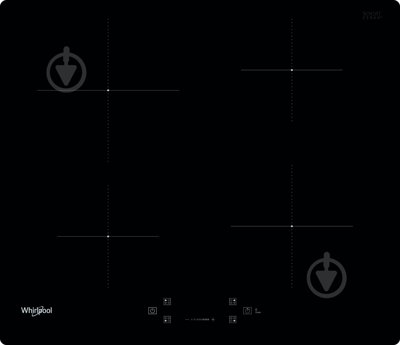 Комплект вбудовуваної техніки Whirlpool духова шафа OMK58HU1B + індукційна поверхня WS QS460 NE - фото 10 Комплект вбудовуваної техніки Whirlpool духова шафа OMK58HU1B + індукційна поверхня WS QS460 NE - фото 10