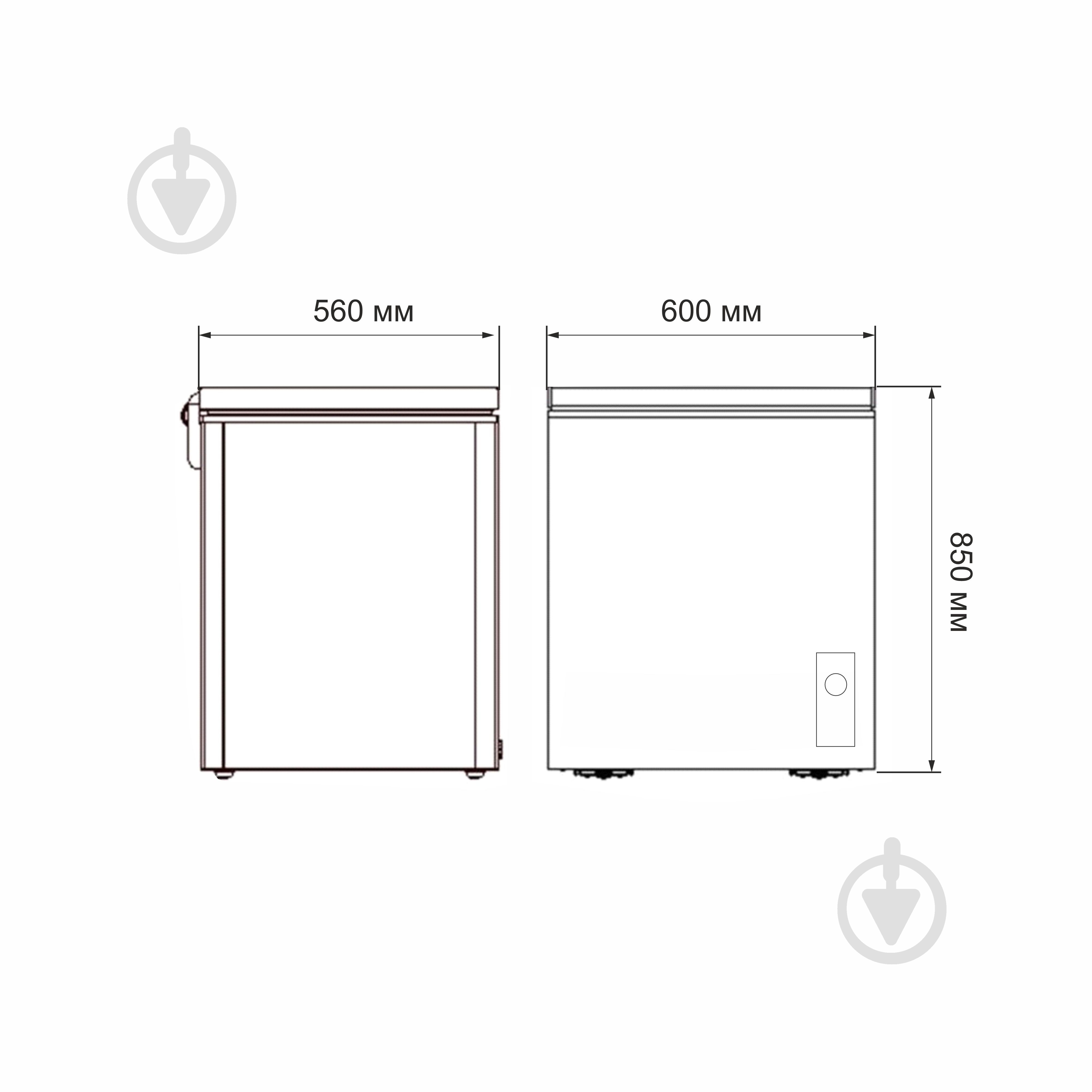 Морозильный ларь Eleyus MFD085M WH150 - фото 18