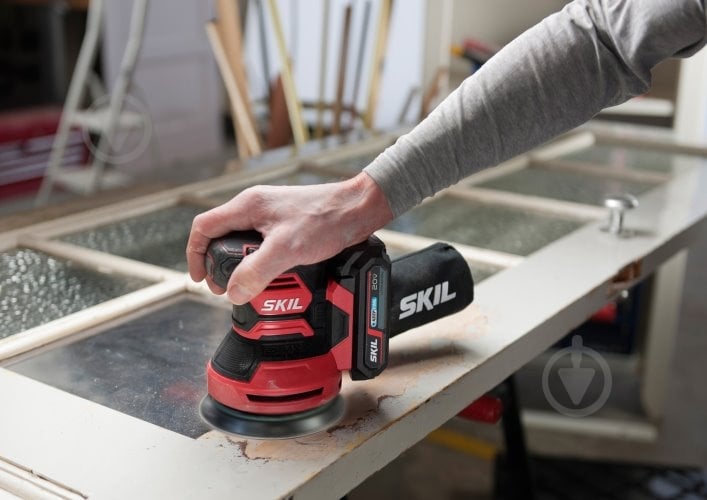 Эксцентриковая шлифмашина SKIL SR1E3745CA+BC1E3136AA - фото 4