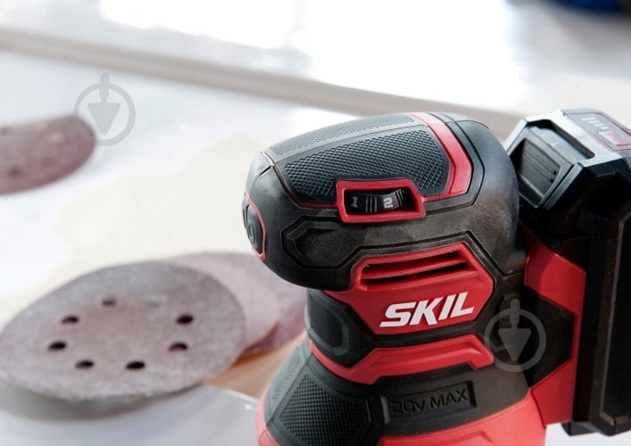 Эксцентриковая шлифмашина SKIL SR1E3745CA+BC1E3136AA - фото 5