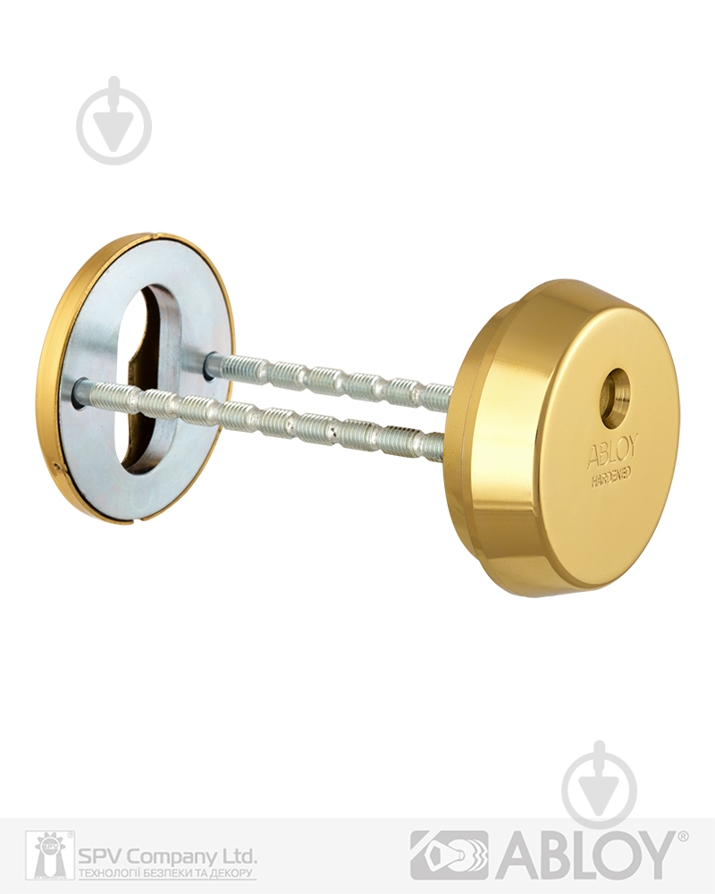 Накладка до замка Mul-T-Lock CH101 DIN ROUND 40-80мм полірована латунь - фото 2
