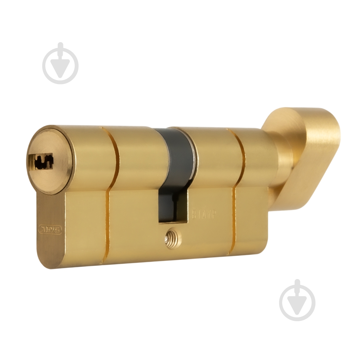 Циліндр Abus KD6PS 35x35 ключ-вороток 70 мм матова латунь - фото 1
