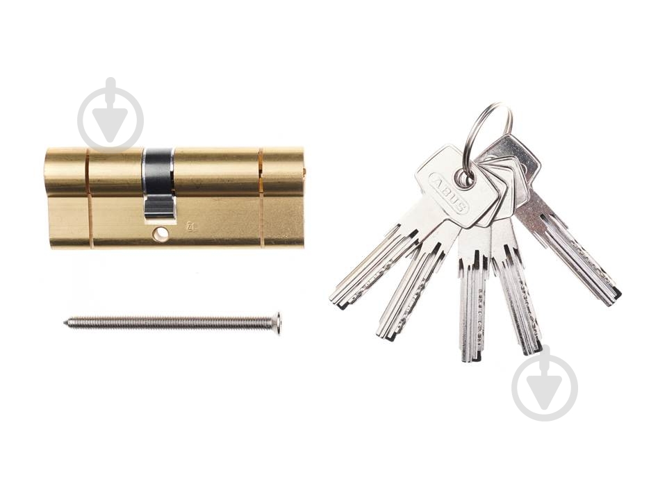 Цилиндр Abus D6PS 30x35 ключ-ключ 65 мм матовая латунь - фото 2 Цилиндр Abus D6PS 30x35 ключ-ключ 65 мм матовая латунь - фото 2