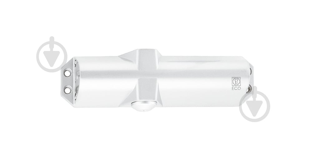Доводчик дверний ECO Schulte TS-10D/SLIDE RAIL білий 80 кг - фото 1
