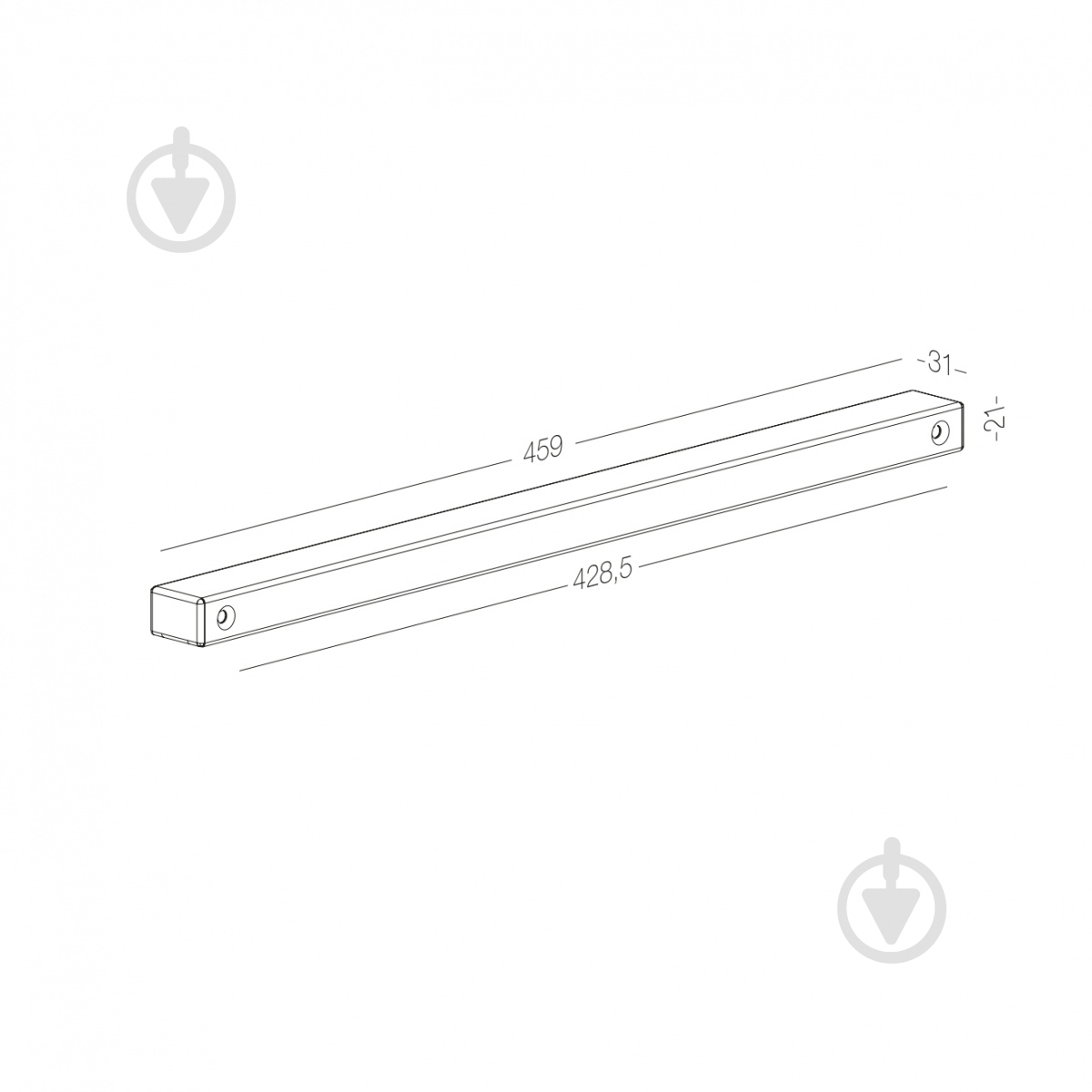 Доводчик дверний ECO Schulte TS-10D/SLIDE RAIL білий 80 кг - фото 3