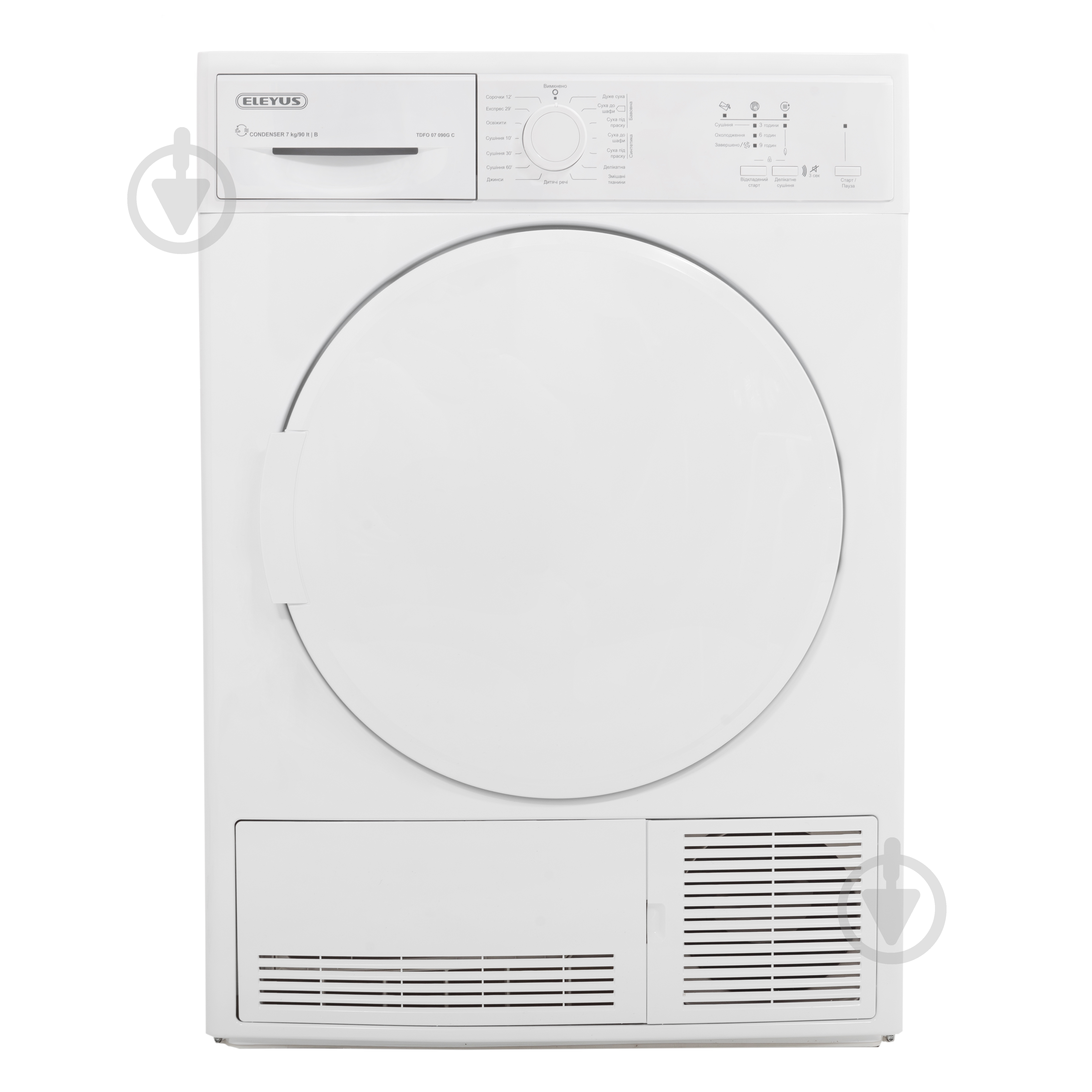 Сушильна машина Eleyus TDFO 07 090G C - фото 1 Сушильна машина Eleyus TDFO 07 090G C - фото 1