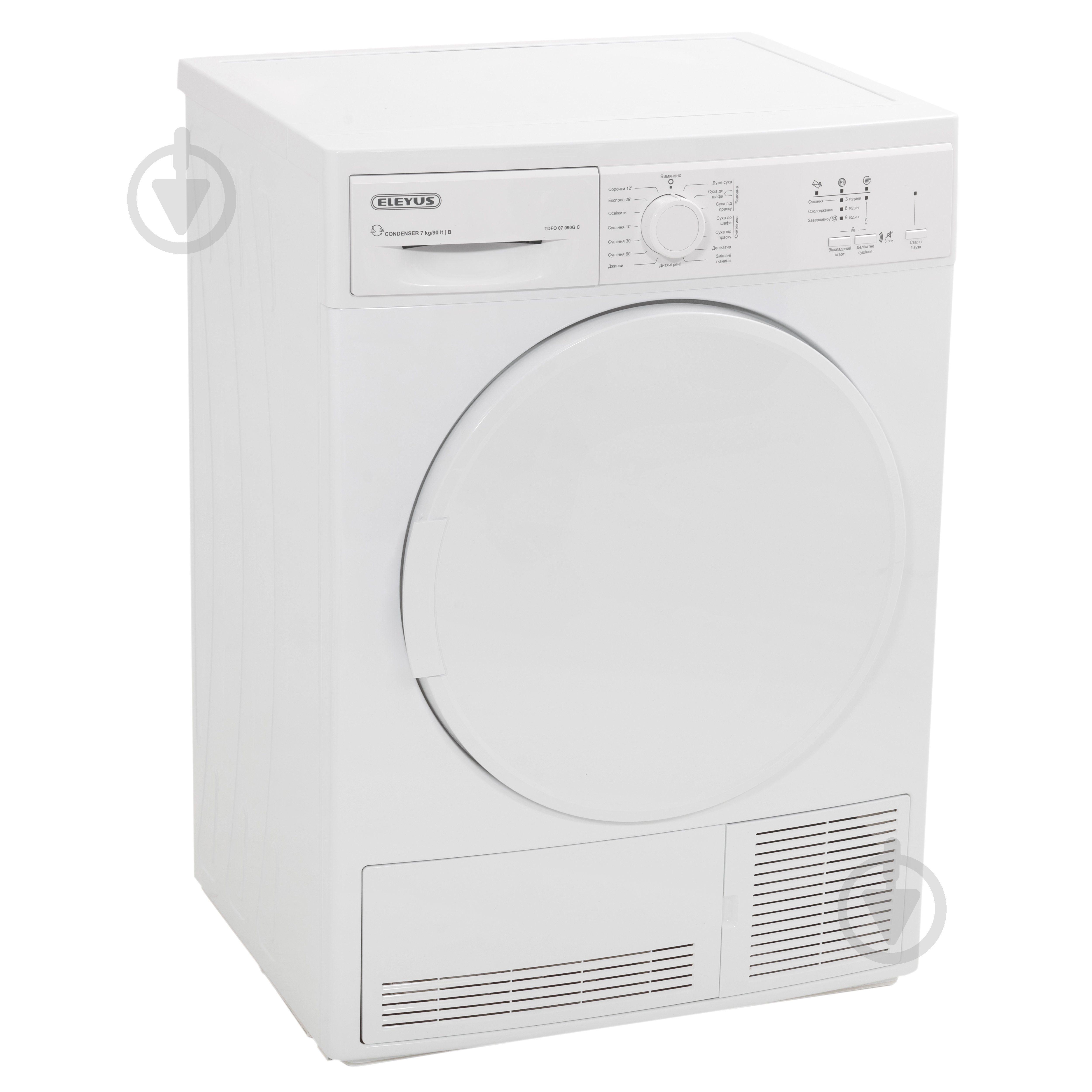 Сушильна машина Eleyus TDFO 07 090G C - фото 2 Сушильна машина Eleyus TDFO 07 090G C - фото 2