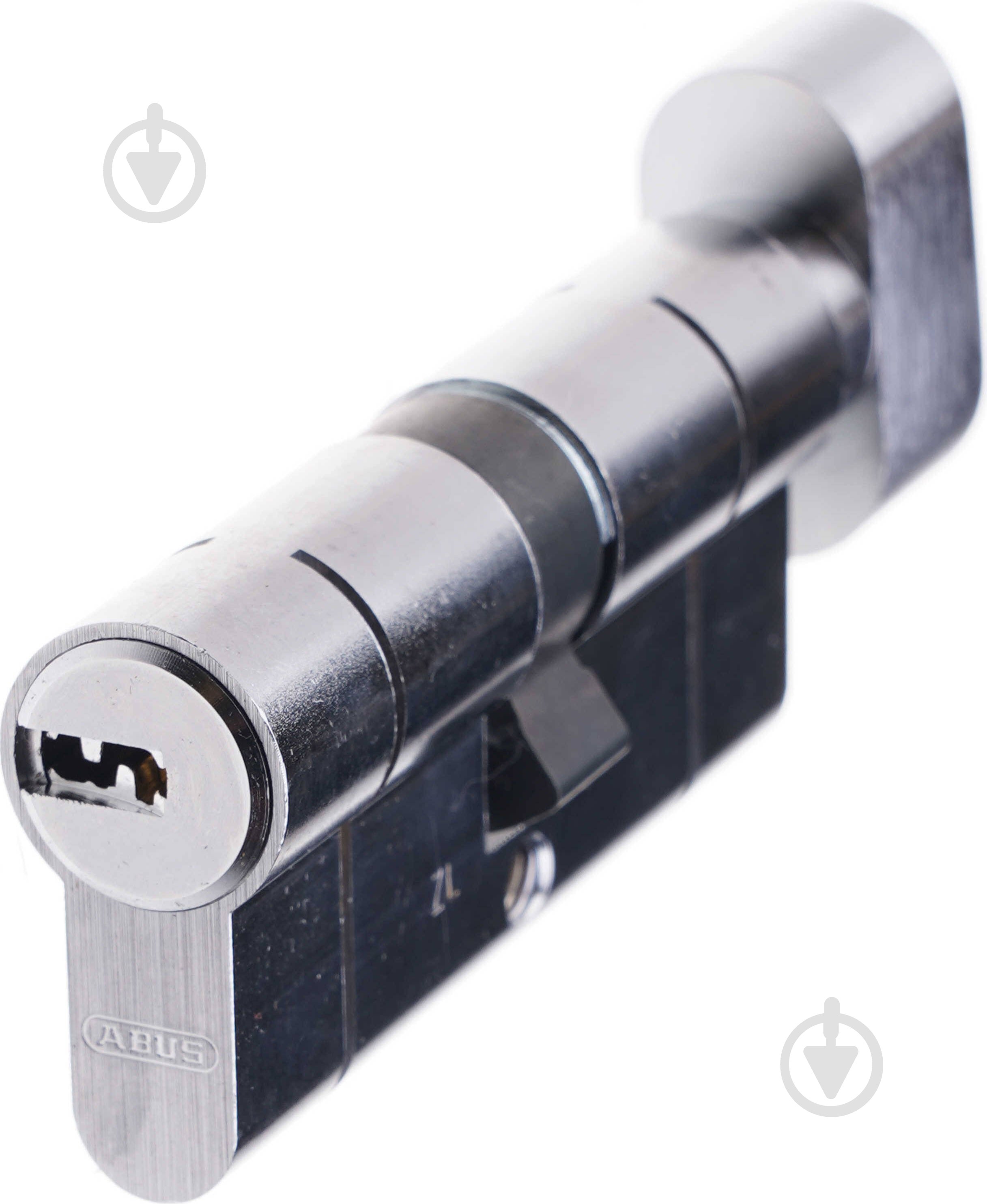 Цилиндр Abus KD6PS 40x40 ключ-вороток 80 мм матовый никель - фото 1