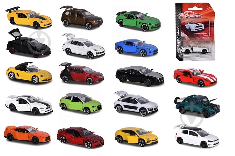 ᐉ Машинка Majorette Premium з карткою в асортименті 1:64 • Краща