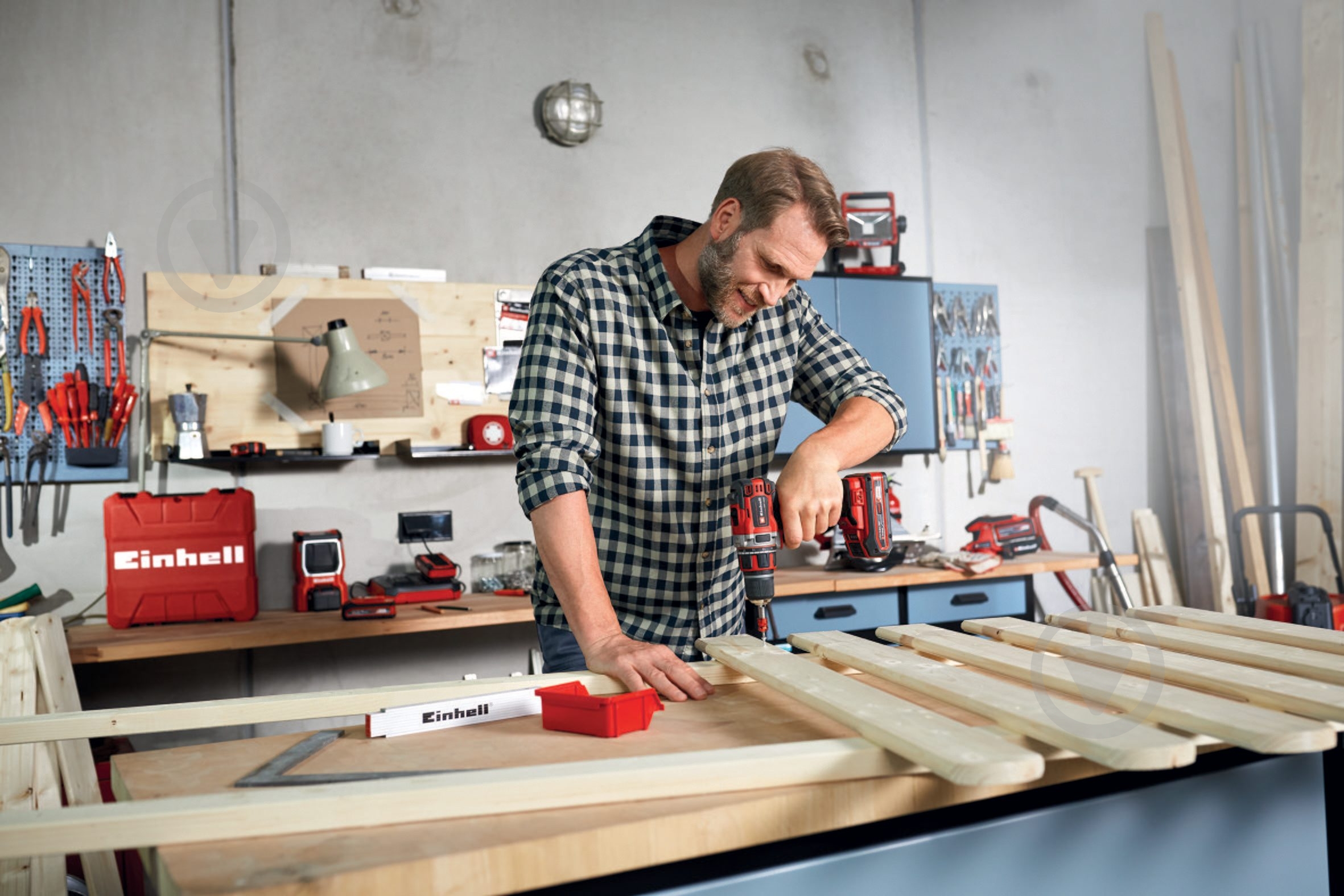 Шуруповерт акумуляторний Einhell безщітковий PXC TP-CD 18/50 Li BL Kit 4 Ah 4513887 Set2 - фото 4