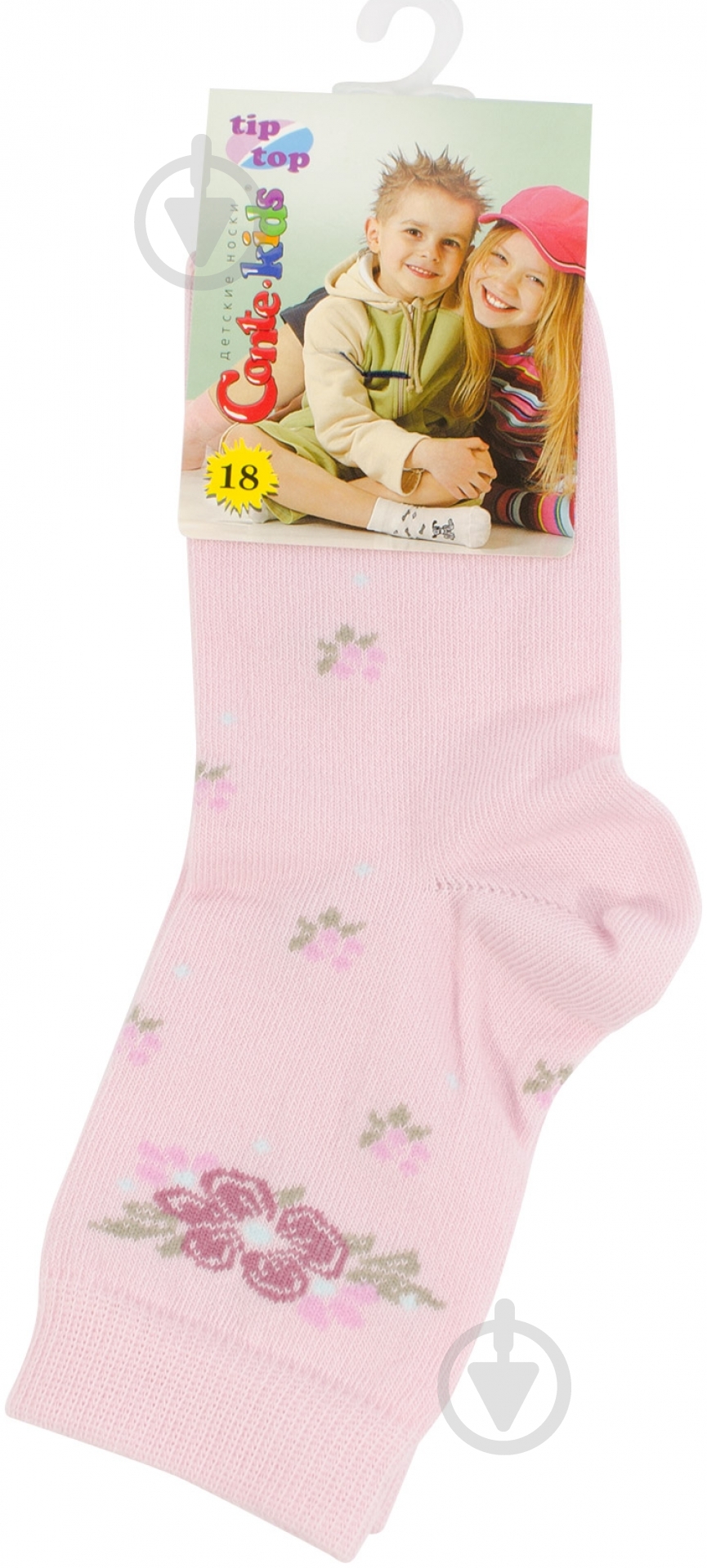 Носки детские для девочек Conte-Kids TIP-TOP (1П) р.18 розовый - фото 1 Носки детские для девочек Conte-Kids TIP-TOP (1П) р.18 розовый - фото 1