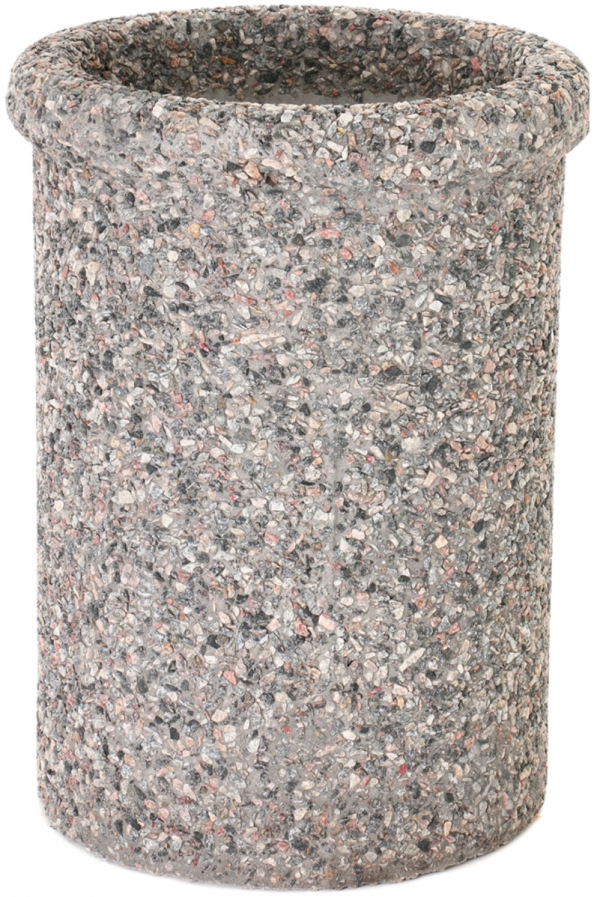 Урна декорированная гранитной крошкой 41x56 см - фото 1