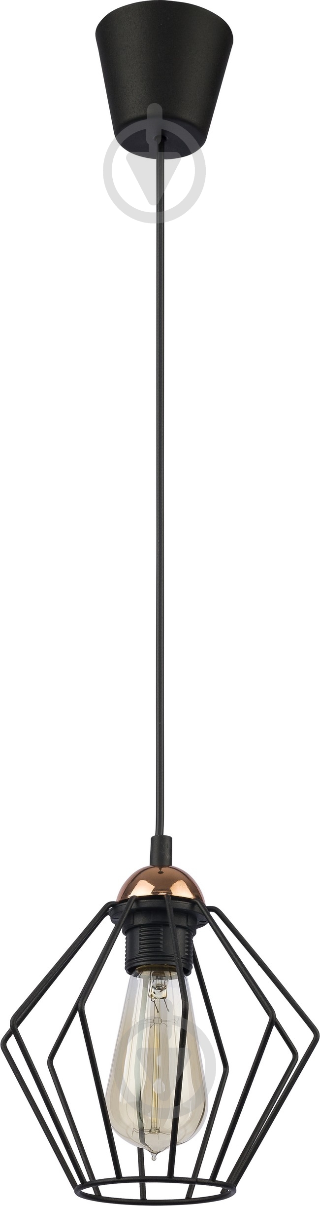 Підвіс TK Lighting Galaxy 1x60 Вт E27 мідь/чорний 1642 - фото 1 Підвіс TK Lighting Galaxy 1x60 Вт E27 мідь/чорний 1642 - фото 1