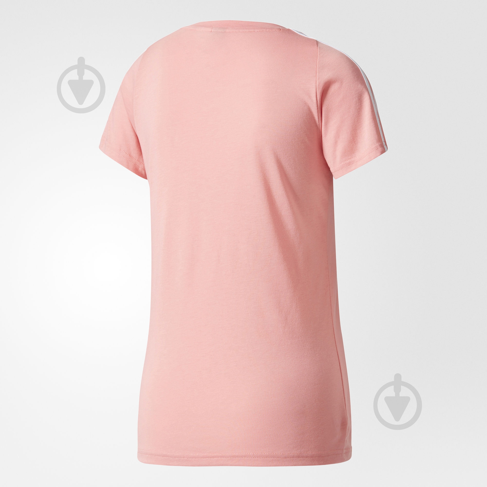 Футболка Adidas Essentials 3-Stripes Tee BR2459 р.S розовый - фото 2