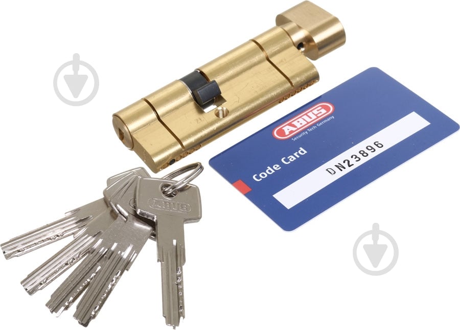 Цилиндр Abus KD6PS 35x45 ключ-вороток 80 мм матовая латунь - фото 6 Цилиндр Abus KD6PS 35x45 ключ-вороток 80 мм матовая латунь - фото 6