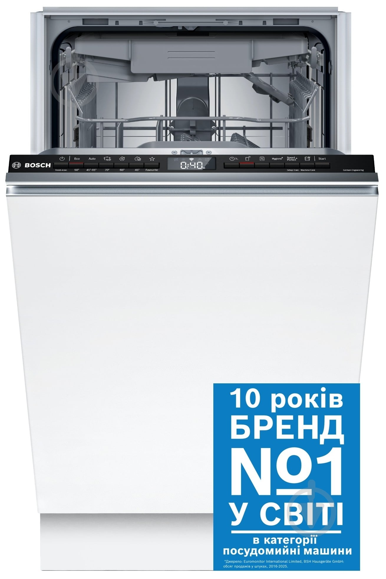 Встраиваемая посудомоечная машина Bosch SPV4HMX14Q - фото 2 Встраиваемая посудомоечная машина Bosch SPV4HMX14Q - фото 2
