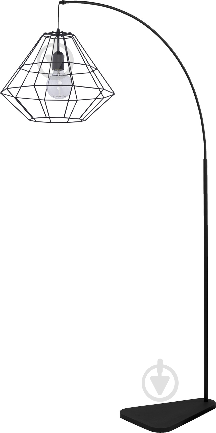 Торшер TK Lighting Diamond 60 Вт E27 черный 3010 - фото 1