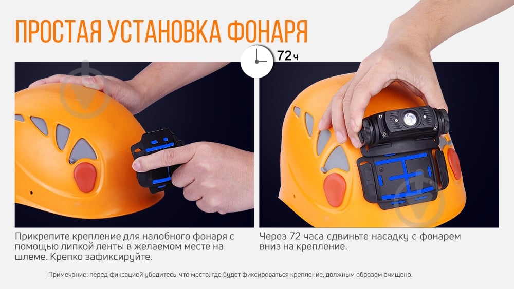 Набір Fenix Кріплення на налобник ALG-03 V2.0 ALG-03V20 - фото 3 Набір Fenix Кріплення на налобник ALG-03 V2.0 ALG-03V20 - фото 3