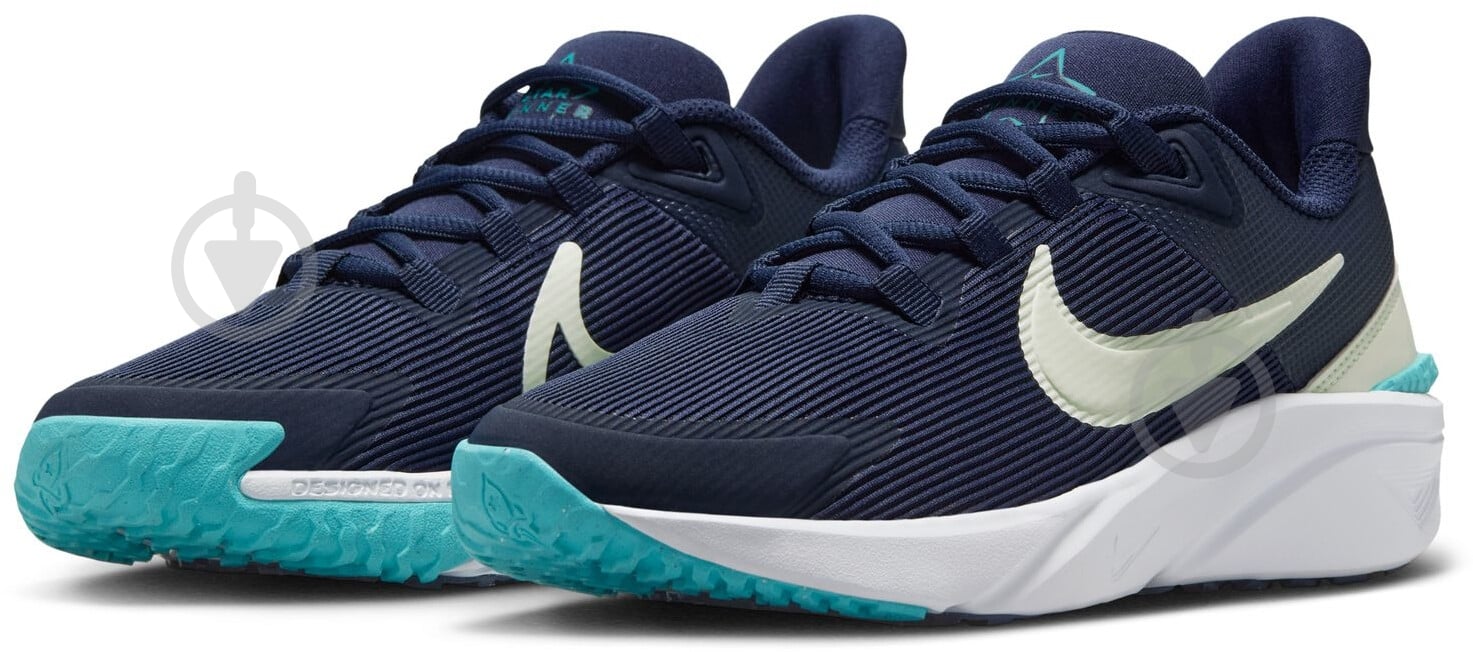 Кроссовки для мальчиков Nike STAR RUNNER 4 DX7615-409 р.39 темно-синие - фото 5 Кроссовки для мальчиков Nike STAR RUNNER 4 DX7615-409 р.39 темно-синие - фото 5