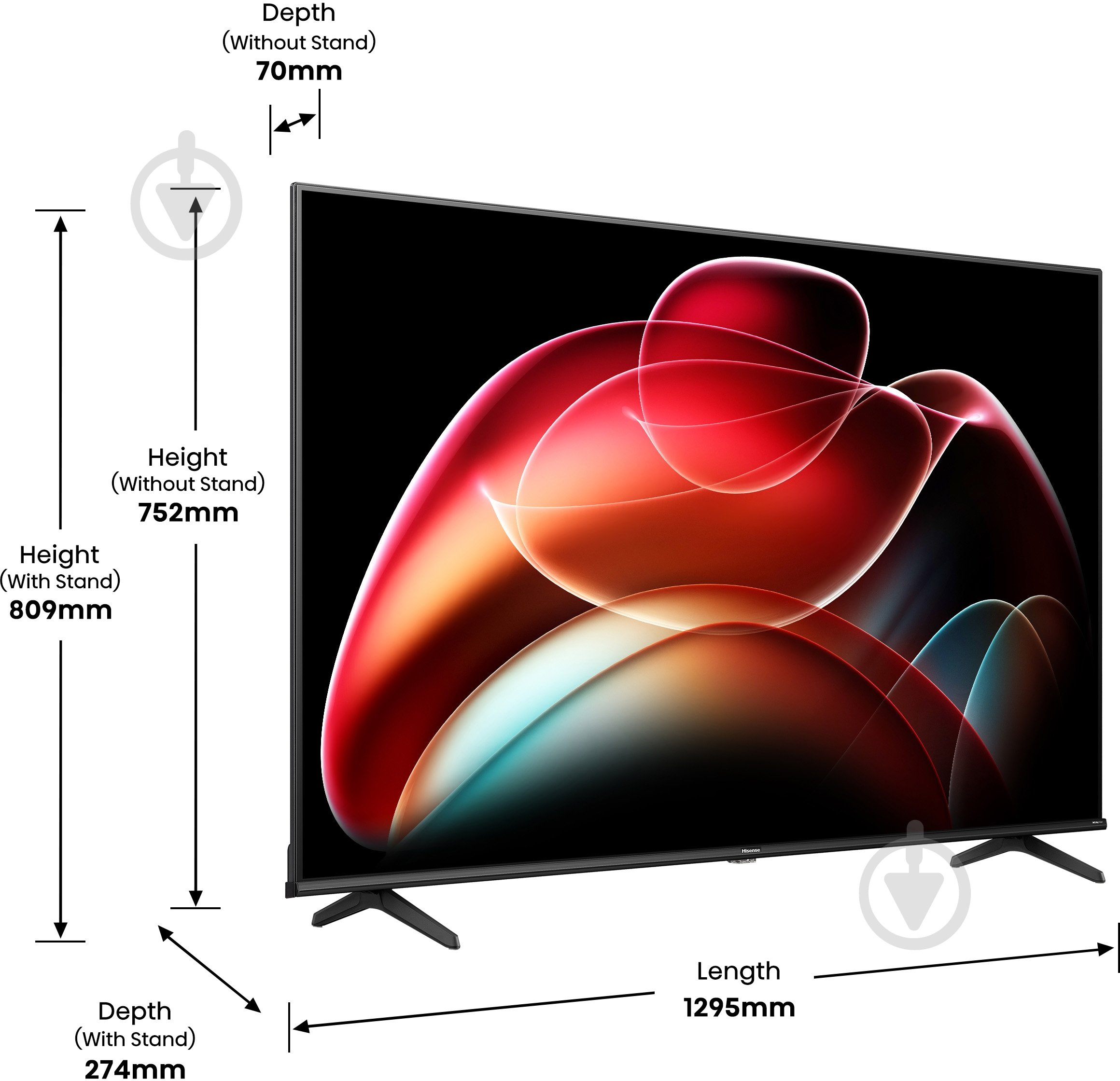 Телевізор Hisense 58A6K - фото 5