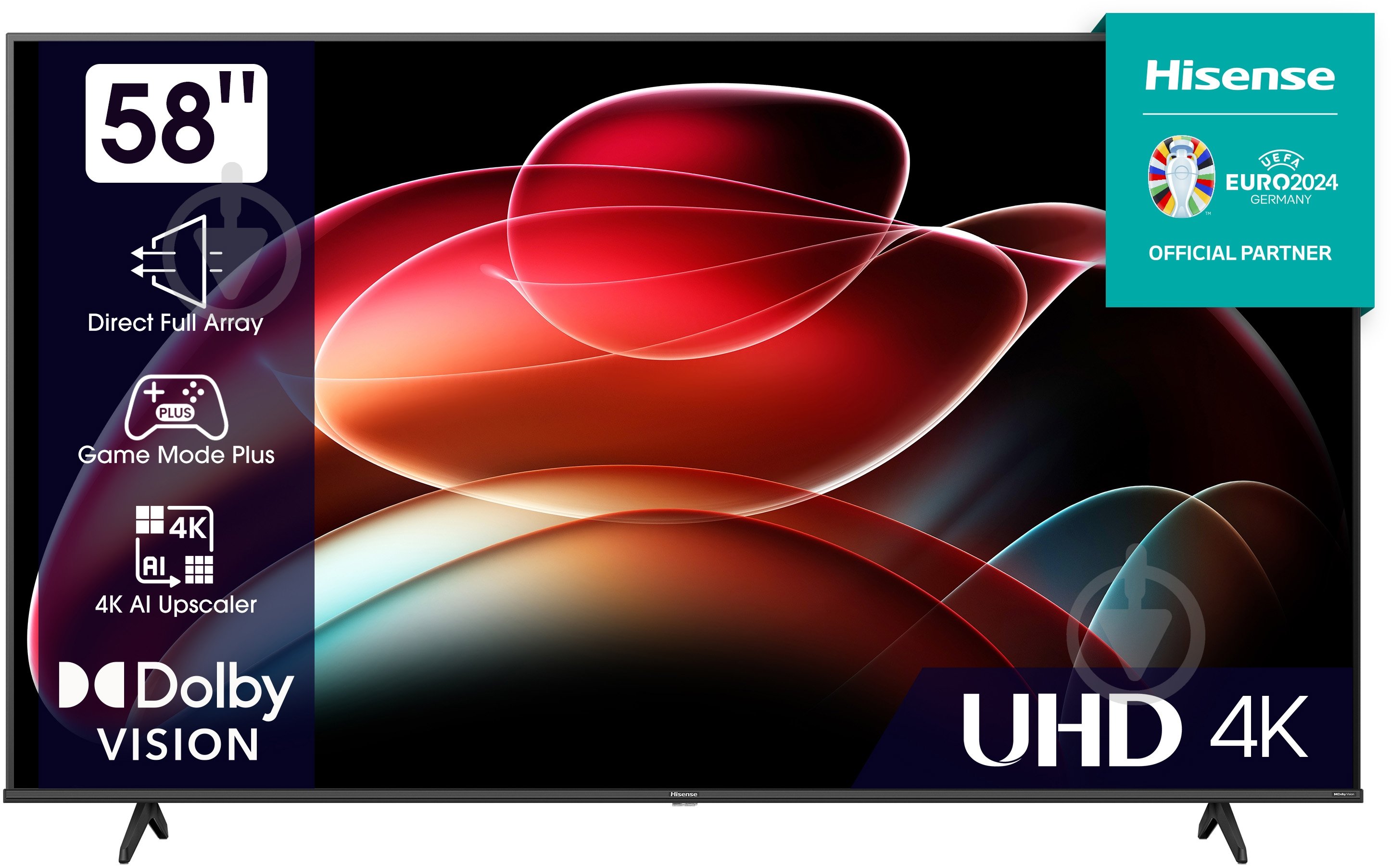Телевізор Hisense 58A6K - фото 2