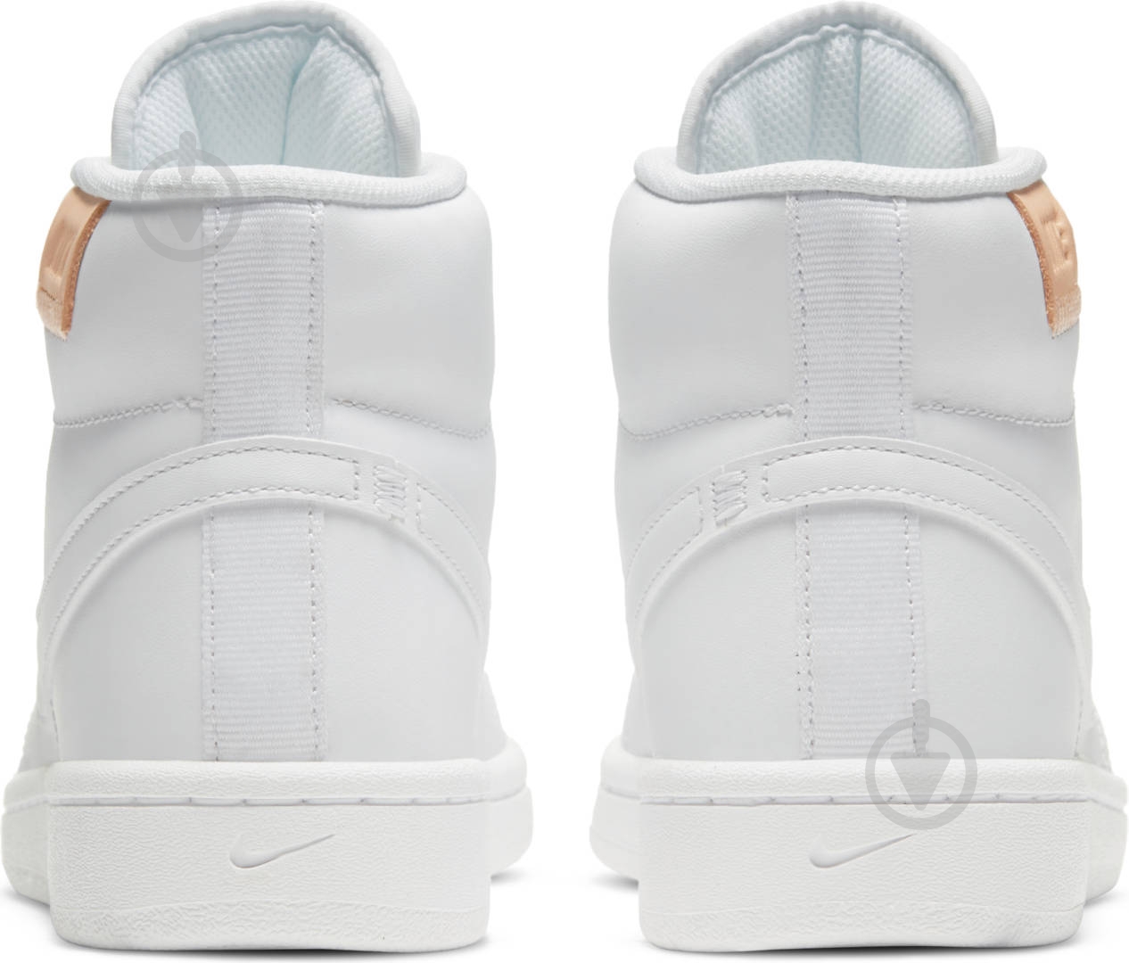 Кроссовки женские демисезонные Nike Court Royale 2 Mid CT1725-100 р.36,5 белые - фото 2