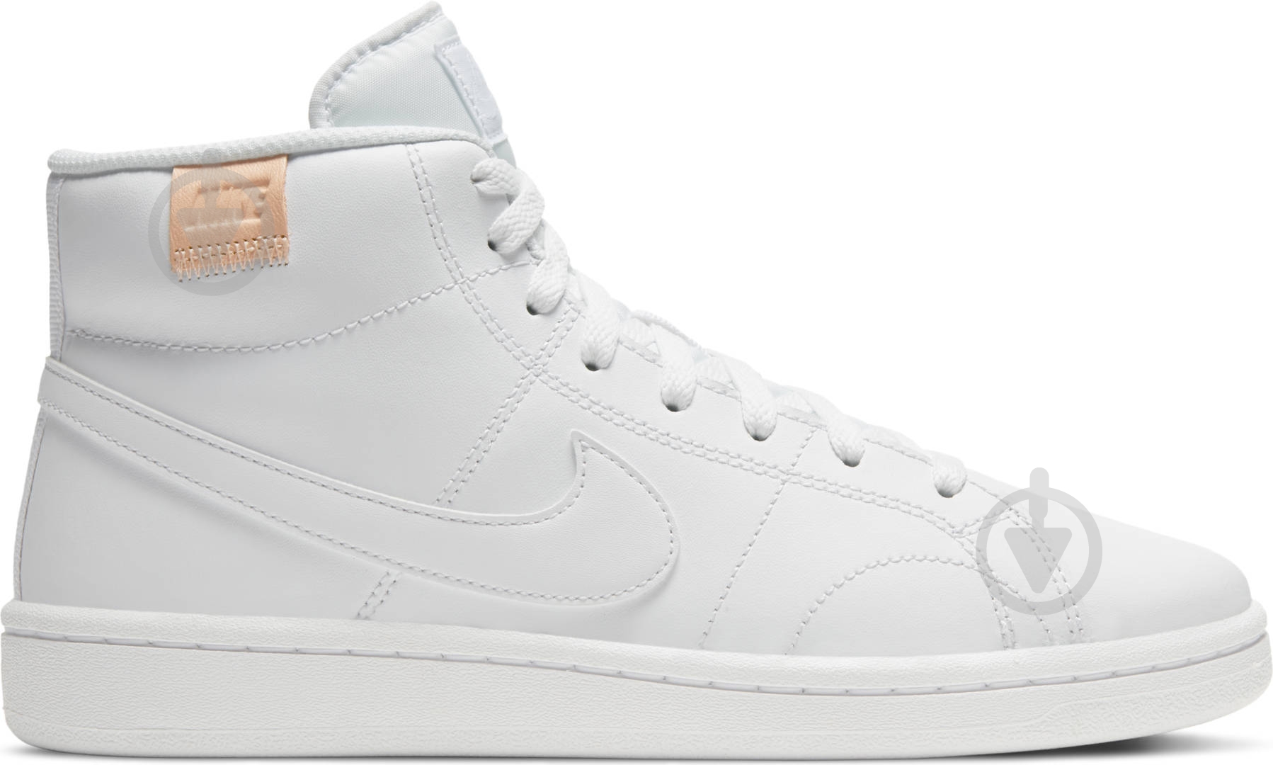 Кроссовки женские демисезонные Nike Court Royale 2 Mid CT1725-100 р.36,5 белые - фото 3