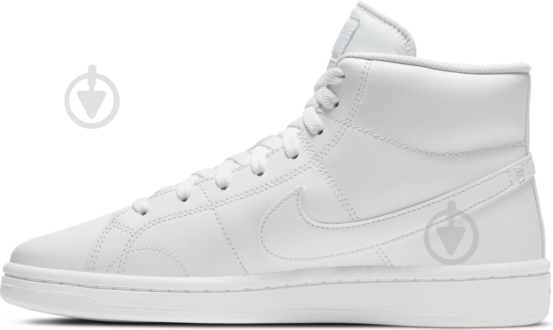 Кроссовки женские демисезонные Nike Court Royale 2 Mid CT1725-100 р.36,5 белые - фото 6