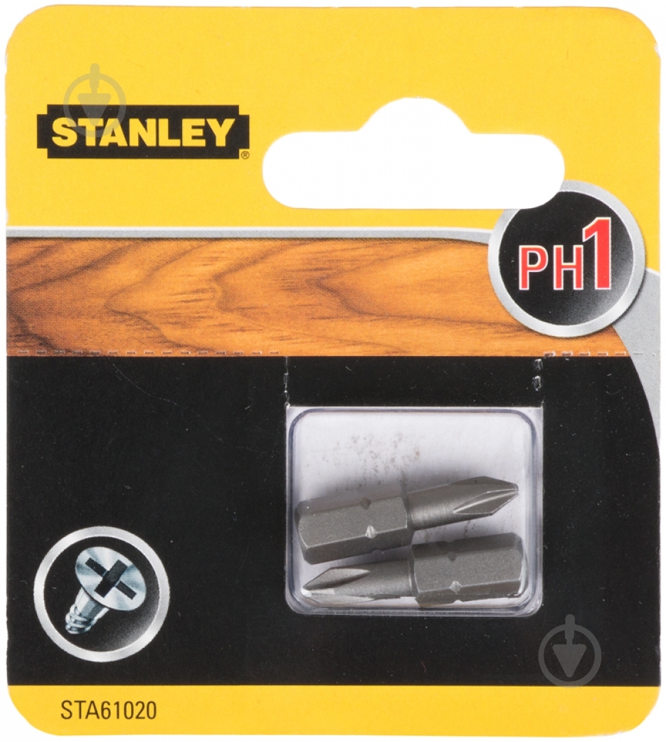 Бита Stanley PH1x25 мм 2 шт. STA61020 - фото 1