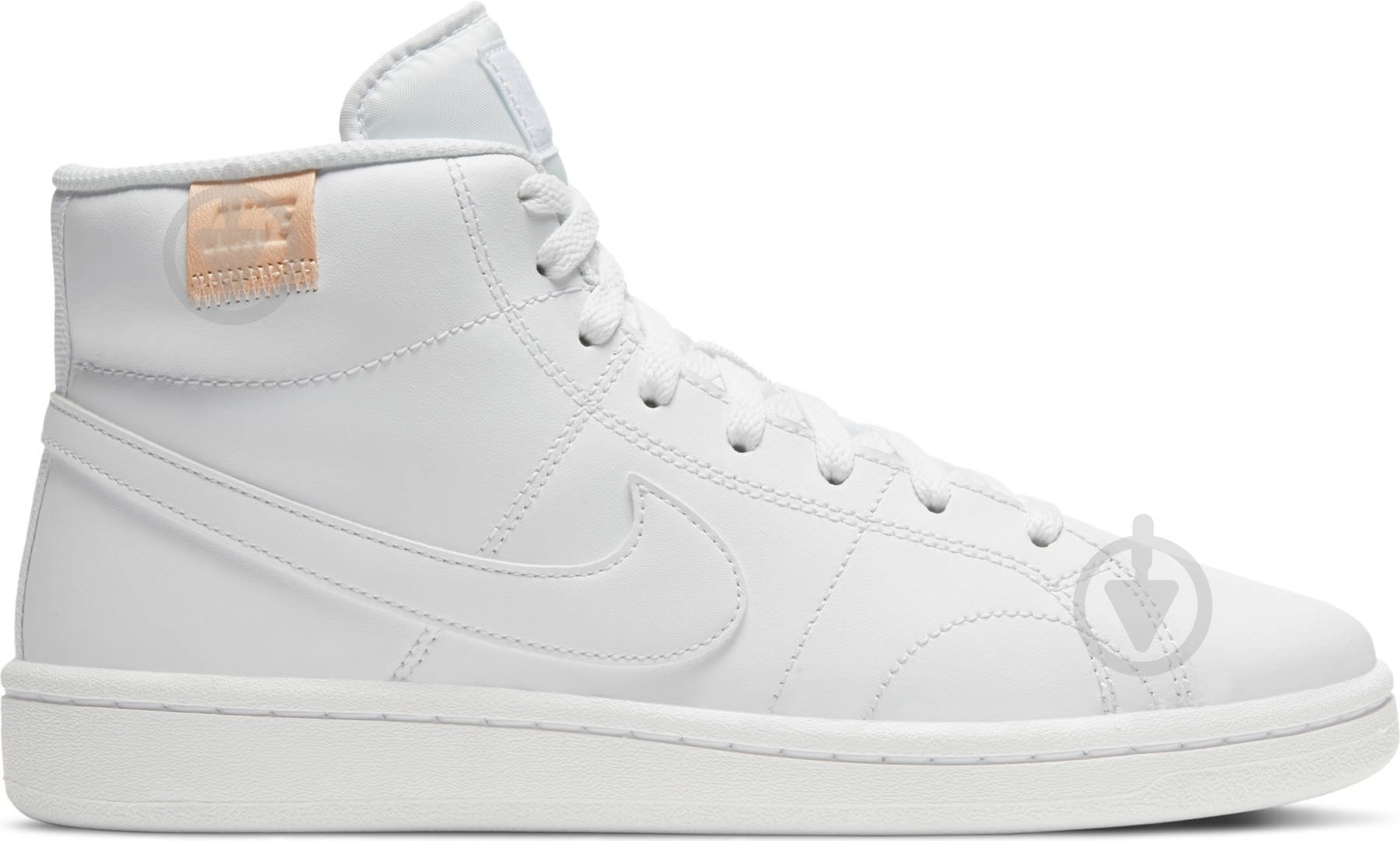 Кроссовки женские демисезонные Nike Court Royale 2 Mid CT1725-100 р.40 белые - фото 3