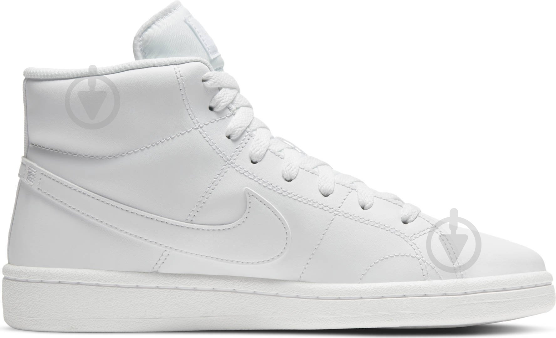 Кроссовки женские демисезонные Nike Court Royale 2 Mid CT1725-100 р.40 белые - фото 4