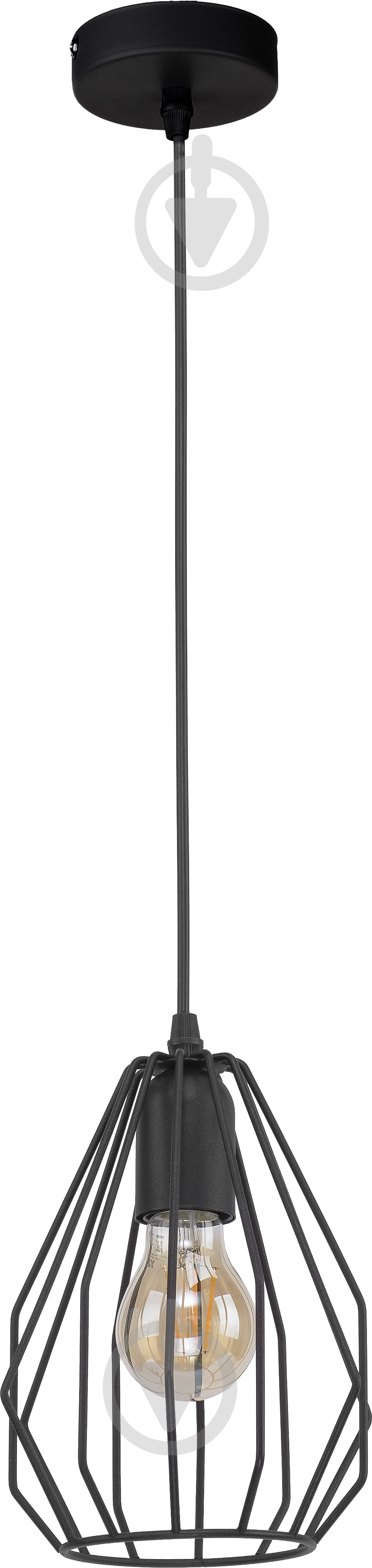 Подвес TK Lighting Brylant 1x60 Вт E27 черный 2256 - фото 1