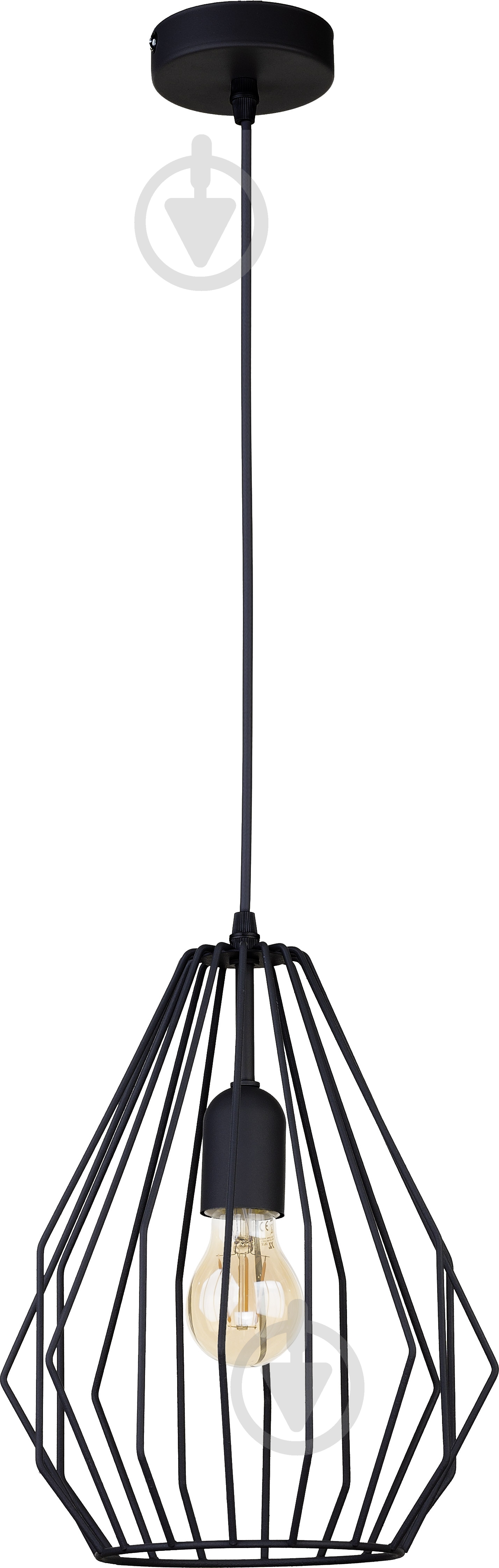 Подвес TK Lighting Brylant 1x60 Вт E27 черный 2257 - фото 1