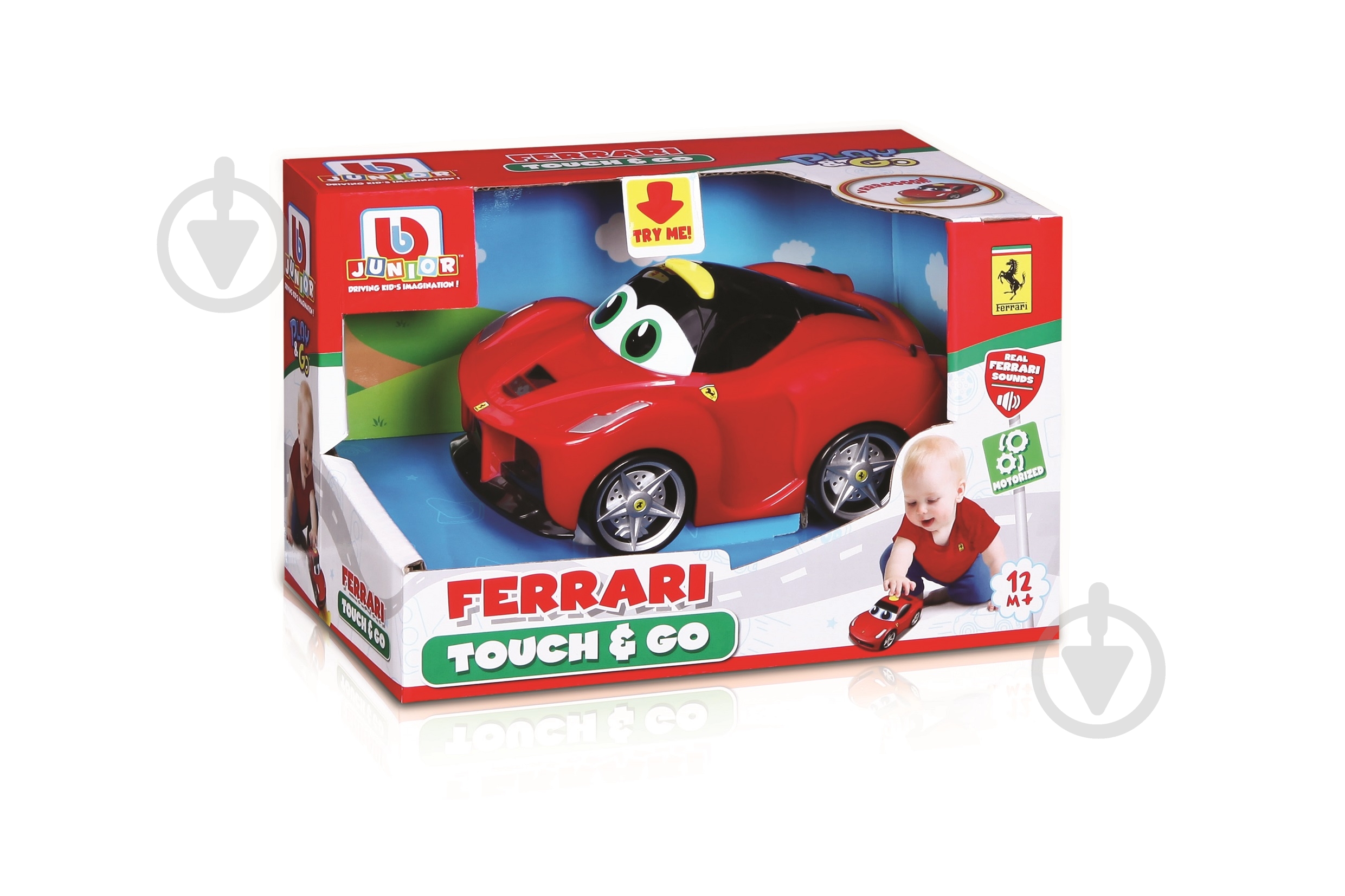 Машинка Bb Junior Ferrari 458 Italia 16-81604 - фото 3 Машинка Bb Junior Ferrari 458 Italia 16-81604 - фото 3