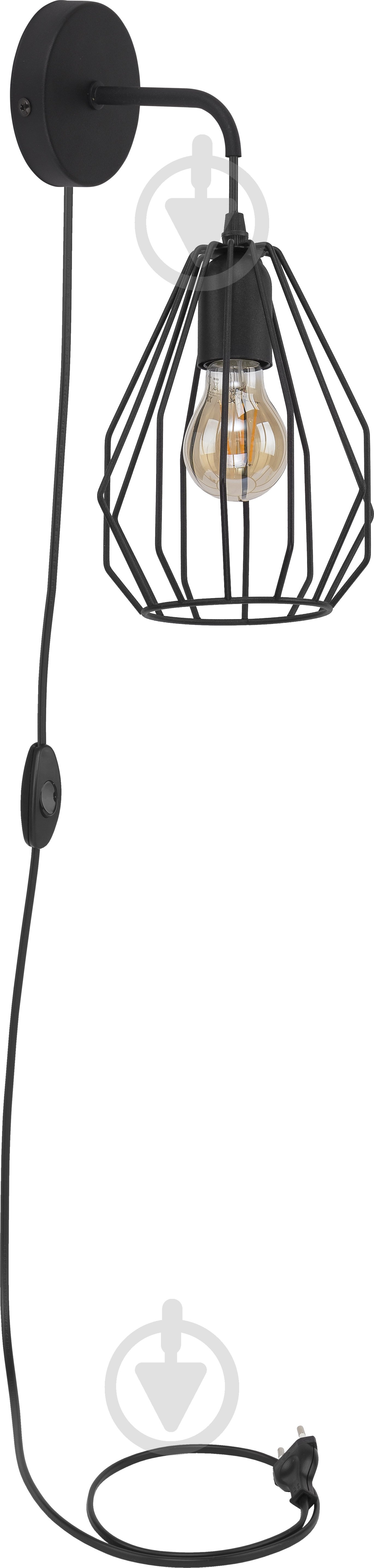 Бра TK Lighting Brylant 1x60 Вт E27 черный 2288 - фото 1 Бра TK Lighting Brylant 1x60 Вт E27 черный 2288 - фото 1