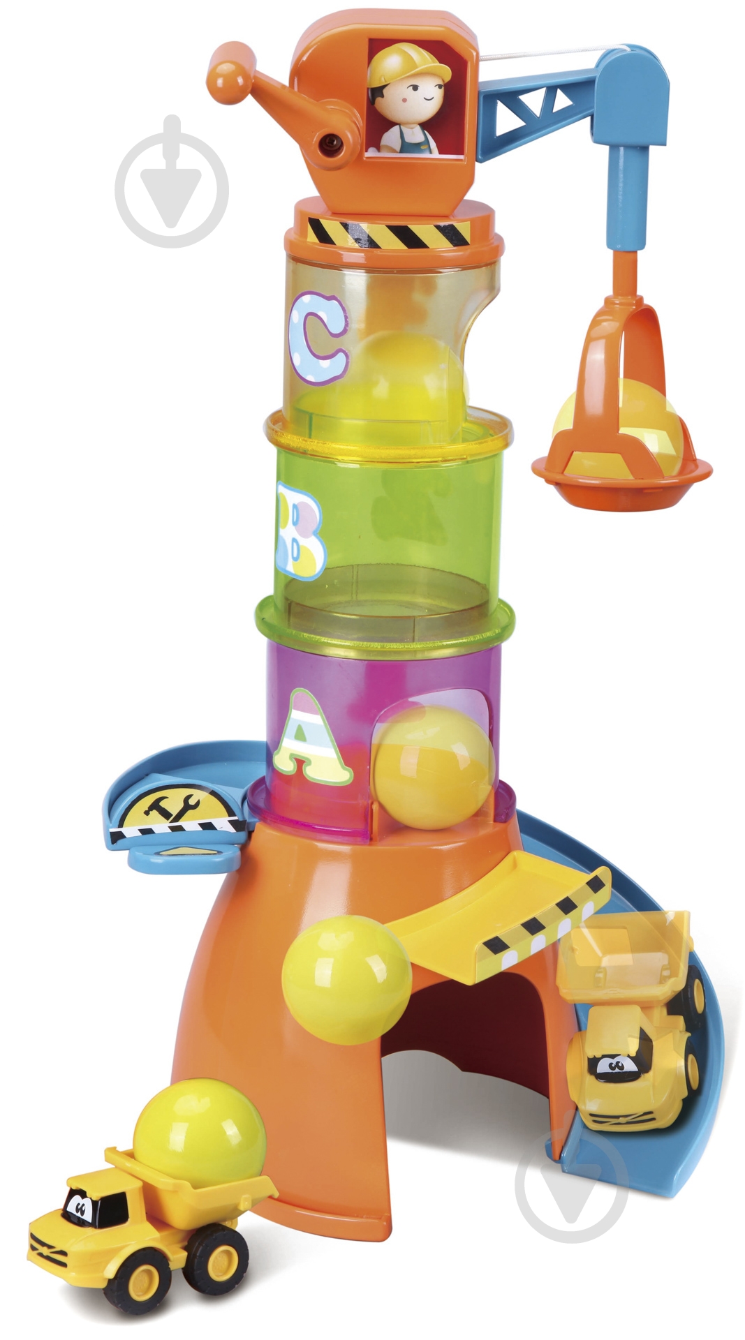 Игровой набор Bb Junior Volvo Stacking Crane 16-88605 - фото 1 Игровой набор Bb Junior Volvo Stacking Crane 16-88605 - фото 1