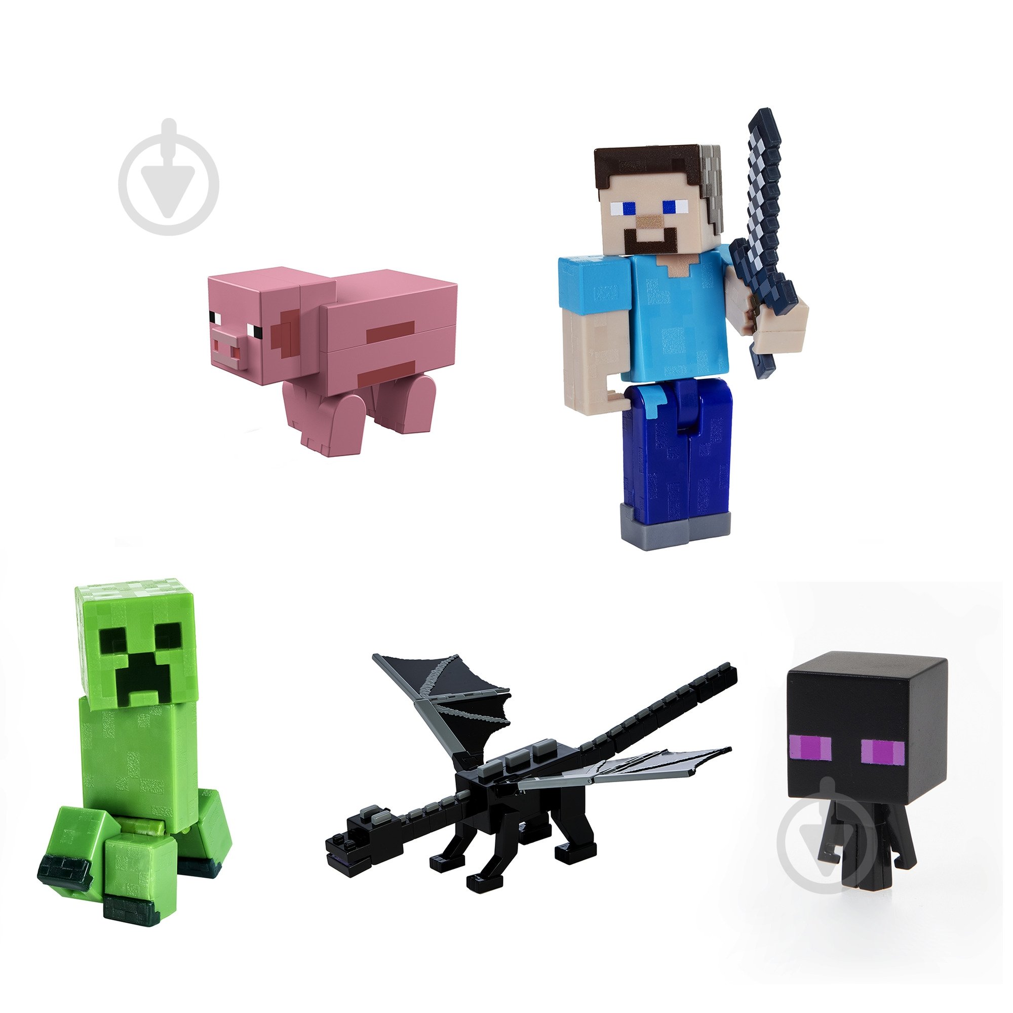 Мини-фигурка Minecraft (в асс.) HJF78 - фото 1 Мини-фигурка Minecraft (в асс.) HJF78 - фото 1