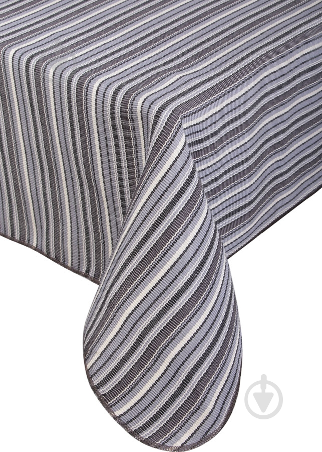 Скатертина Madras 140x140 см сірий Gemitex - фото 1