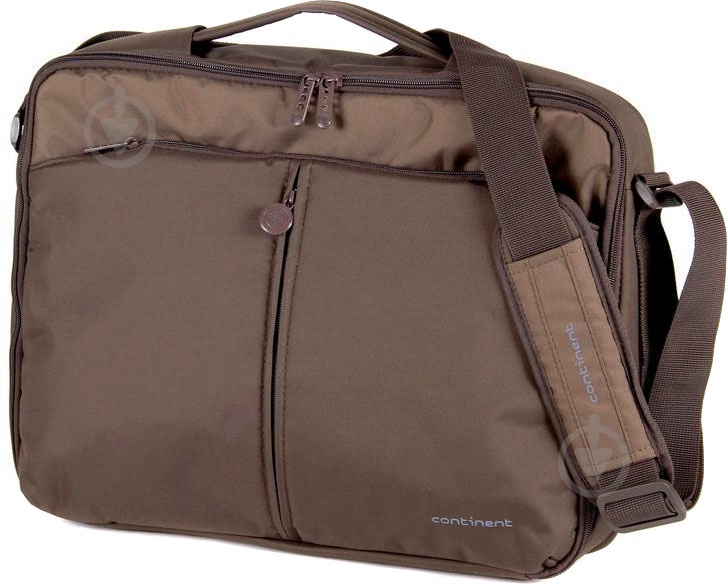 Сумка Continent 15,6-16" brown (CC-02 Chocolate) - фото 1 Сумка Continent 15,6-16" brown (CC-02 Chocolate) - фото 1