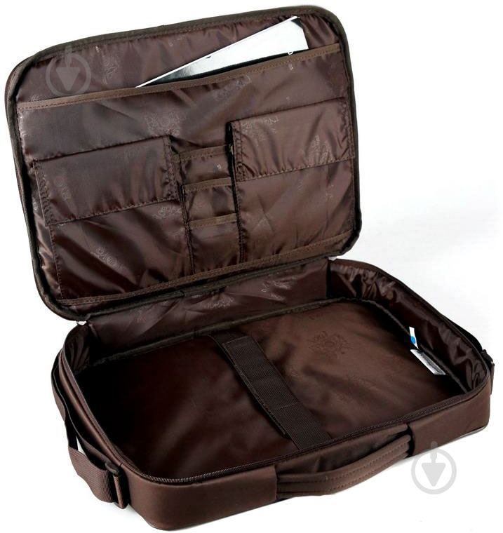 Сумка Continent 15,6-16" brown (CC-02 Chocolate) - фото 2 Сумка Continent 15,6-16" brown (CC-02 Chocolate) - фото 2