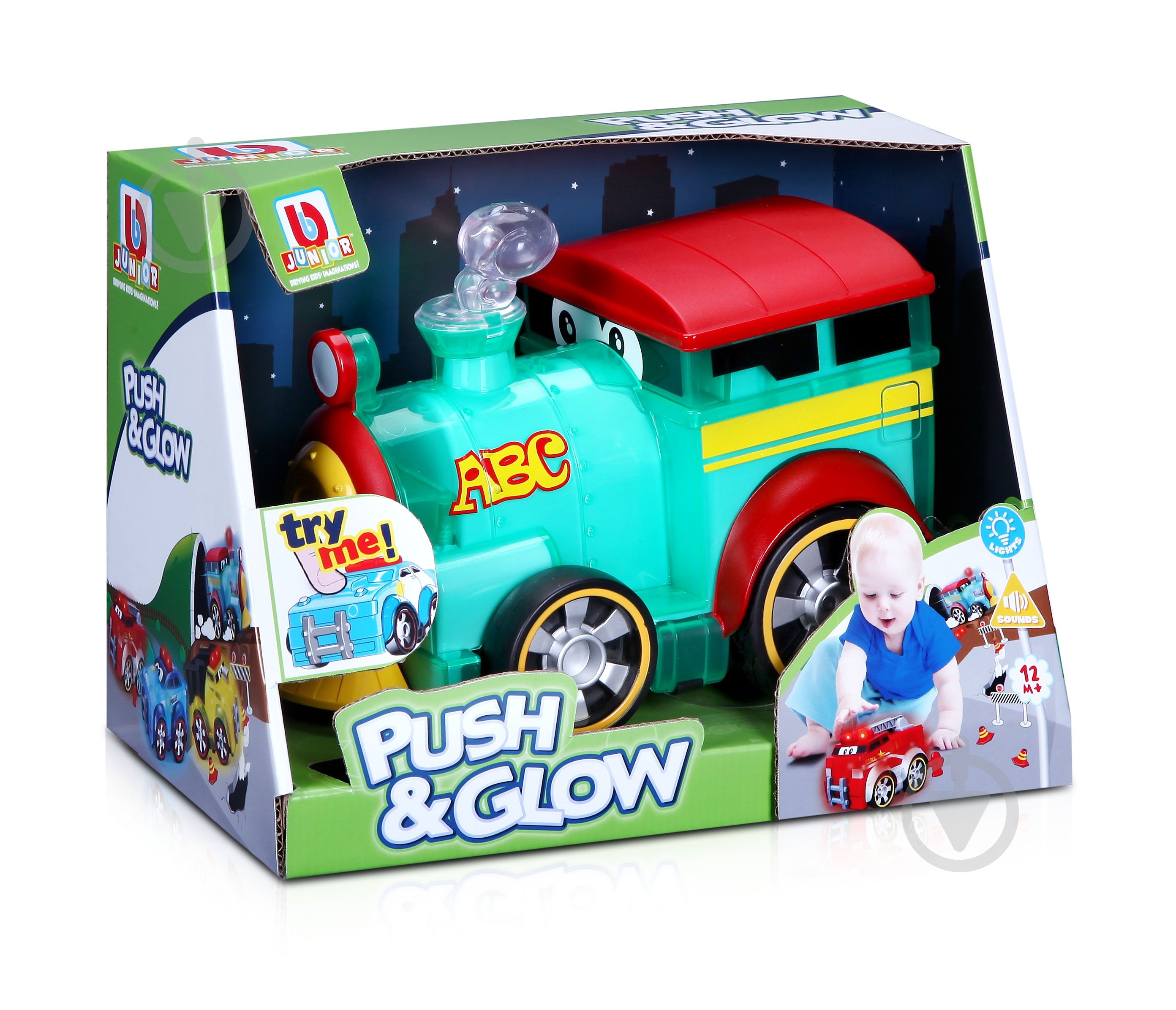 Паровоз Bb Junior Push & Glow 16-89005 - фото 2